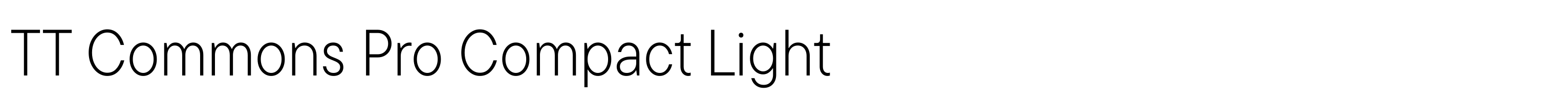 TT Commons Pro Compact Light